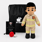 My HERO Daddy Doll Firefighter | Custom Recordable Plush