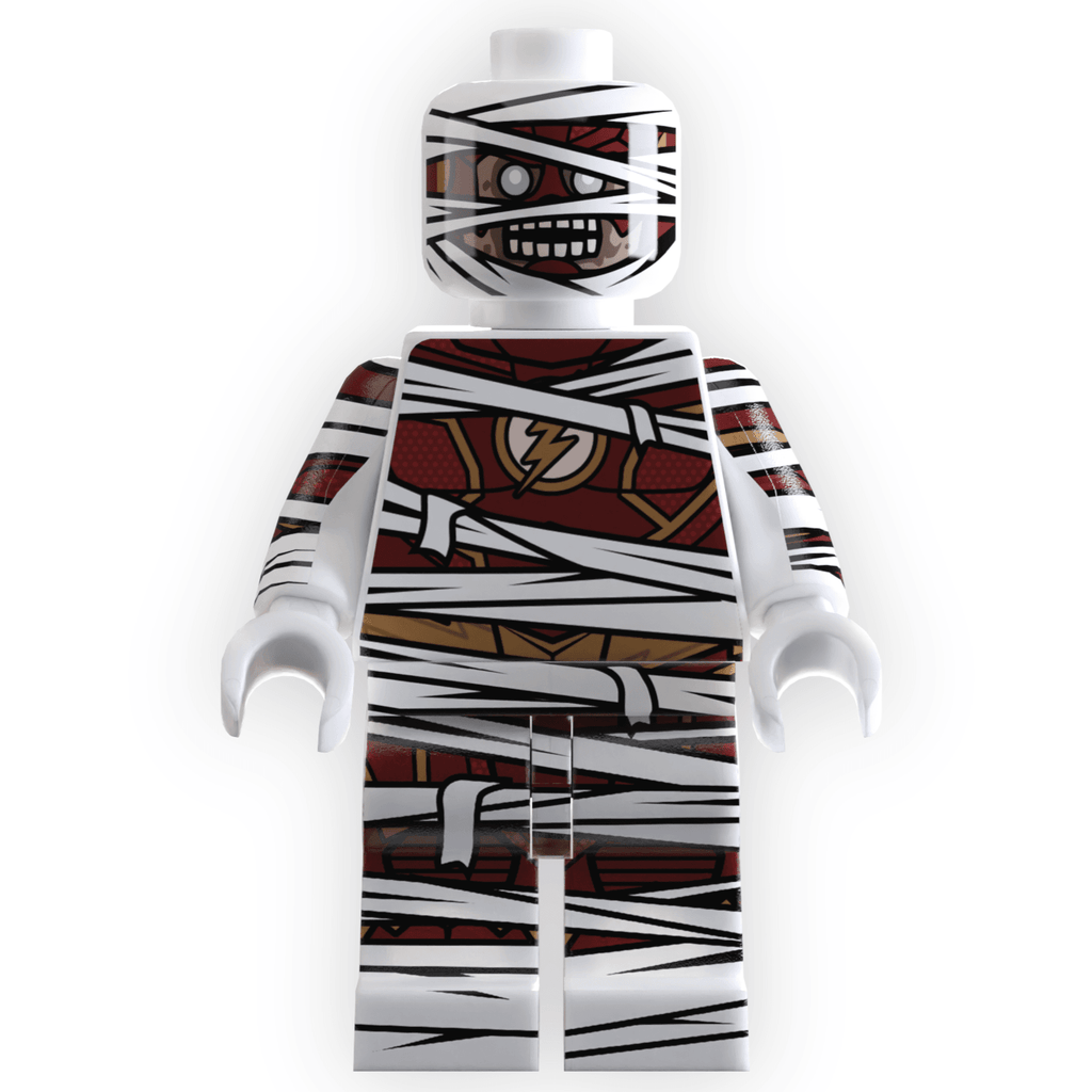 RED SPEEDSTER as Mummy Minifig made using LEGO parts - 