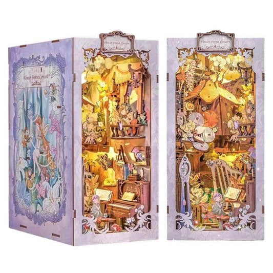Book Nook Wizardi Miniature - Flower Forest Concert Roombox Kit - 