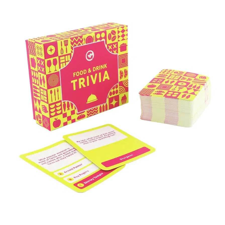 Food & Drink Trivia Card Game Ginger Fox - 