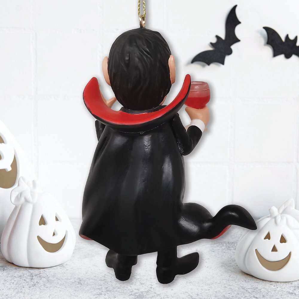 Dracula Vampire Christmas Ornament, Resin Halloween Decoration - 
