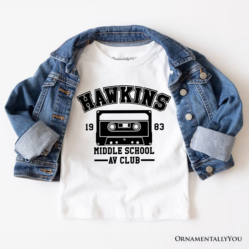 Hawkins Middle School AV Club T-Shirt, Funny Gift for Daughter and Son