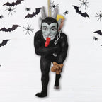 Krampus Creepy Halloween Ornament, Horror Christmas Tree Resin Decoration - 