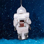 Astronaut Glass Christmas Ornament - 