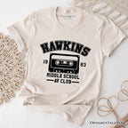 Hawkins Middle School AV Club T-Shirt, Funny Gift for Daughter and Son