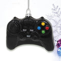 Video Game Controller Glass Christmas Ornament - 