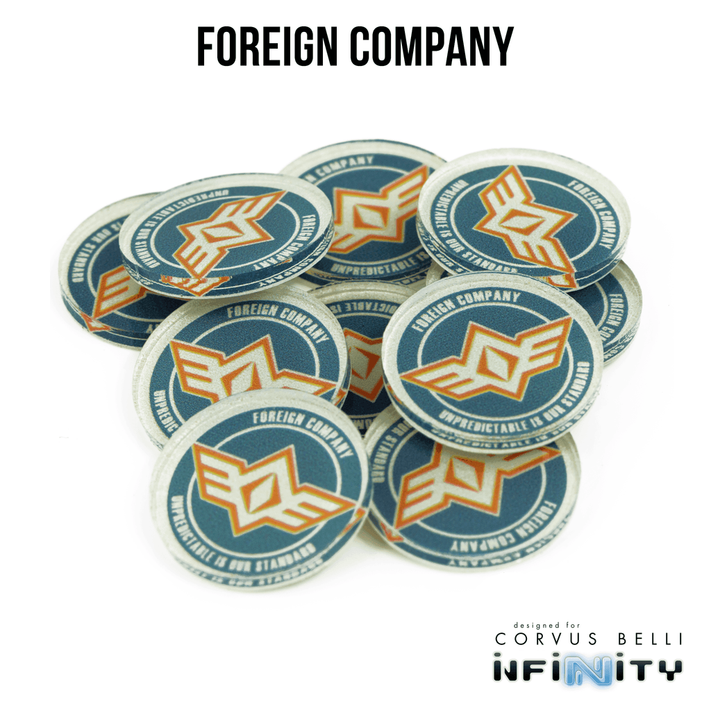 N4 Faction Markers - Foreign Company / 25mm / Single