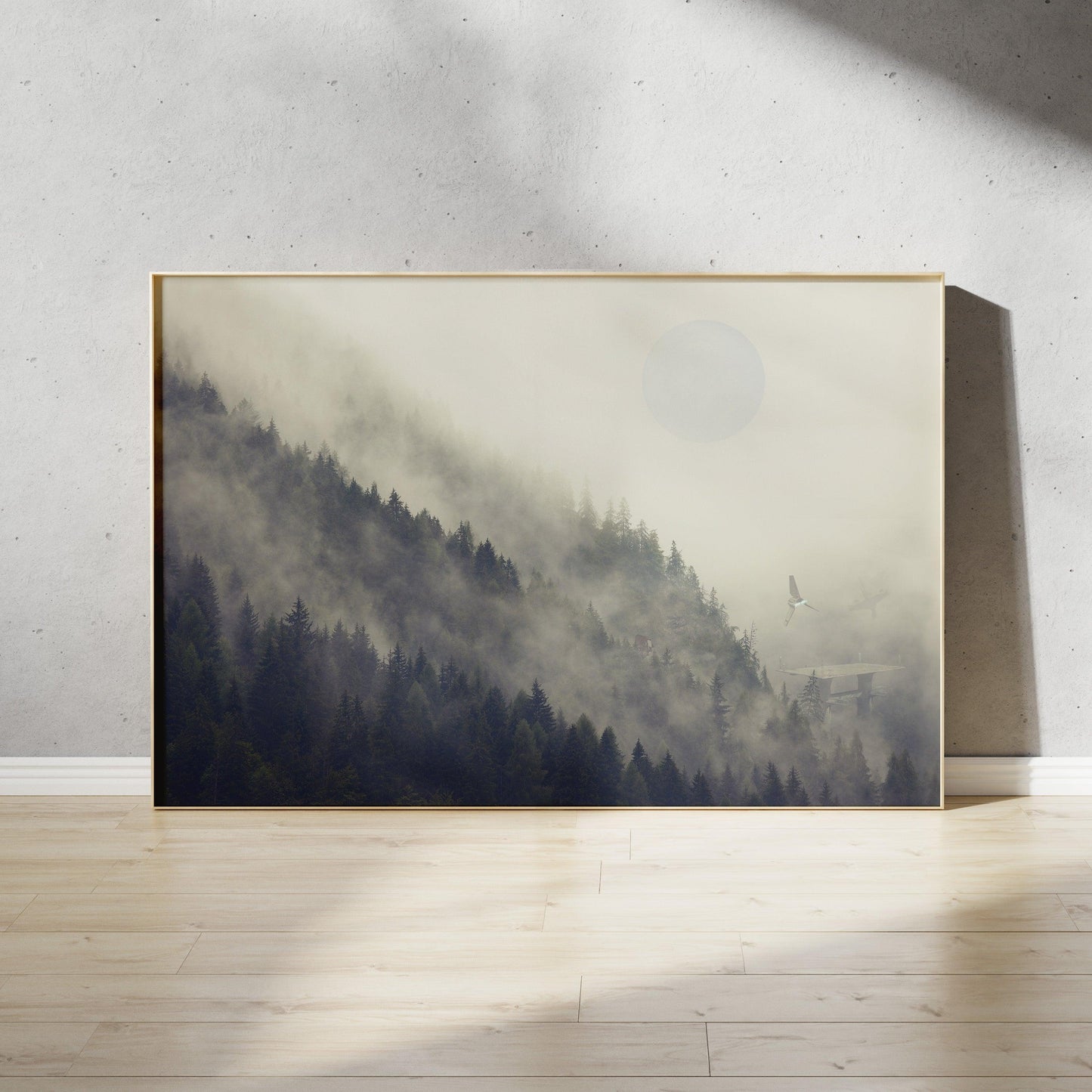 Endor Forest Moon Star Wars Art Print