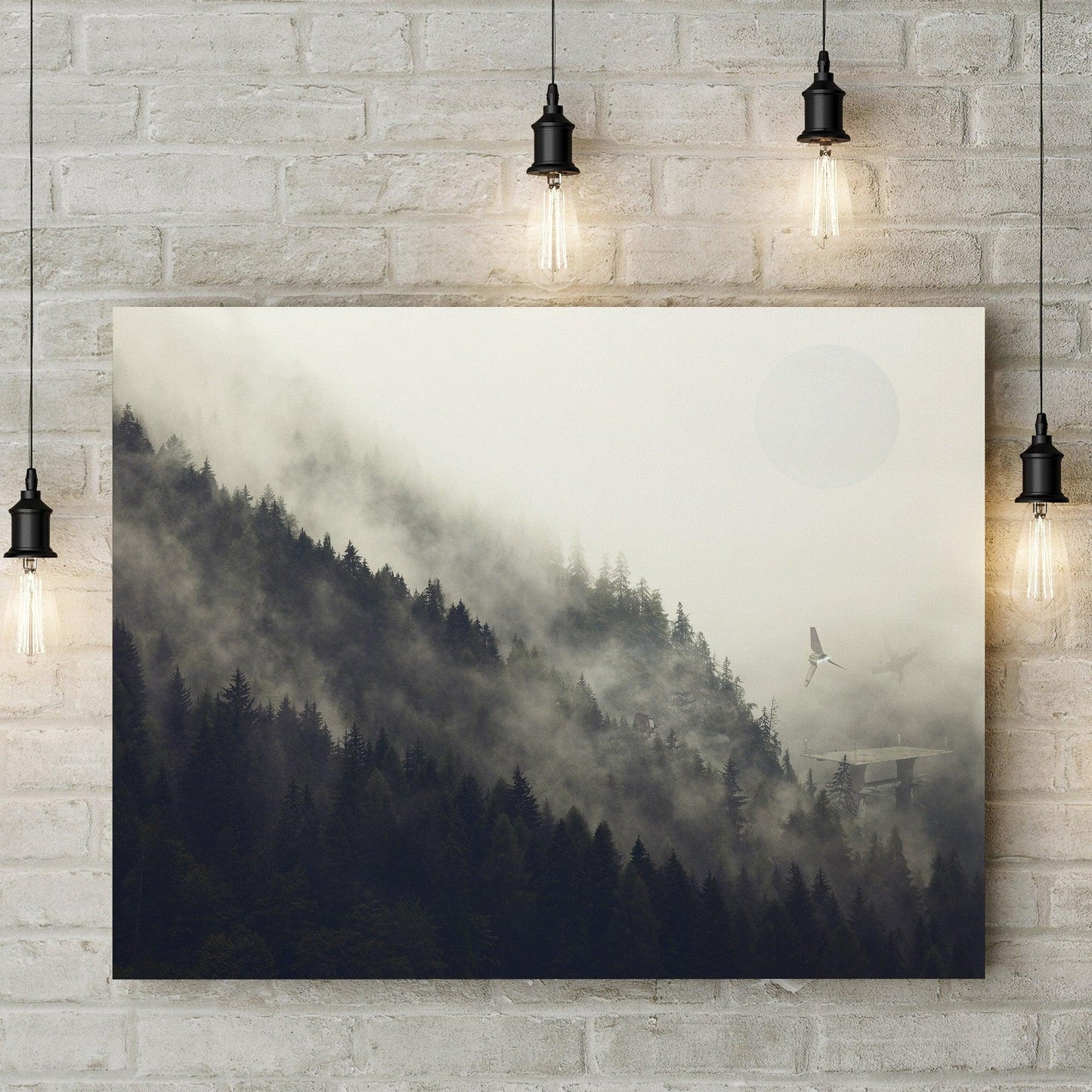Endor Forest Moon Star Wars Canvas Art
