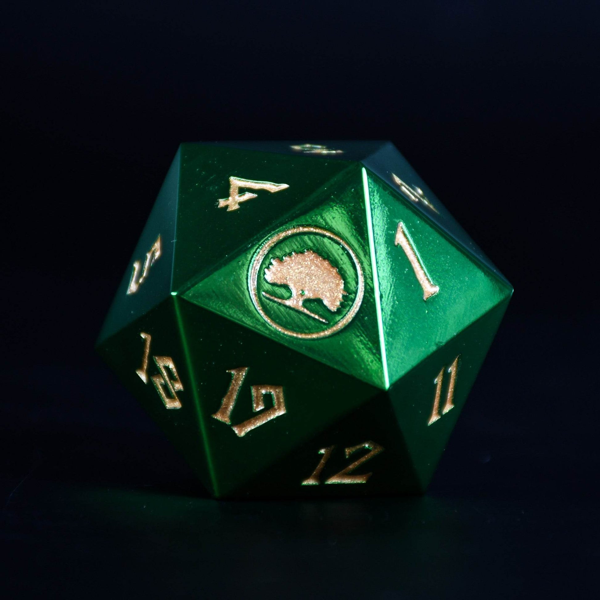 Forest Mana Spindown Metal D20 - 