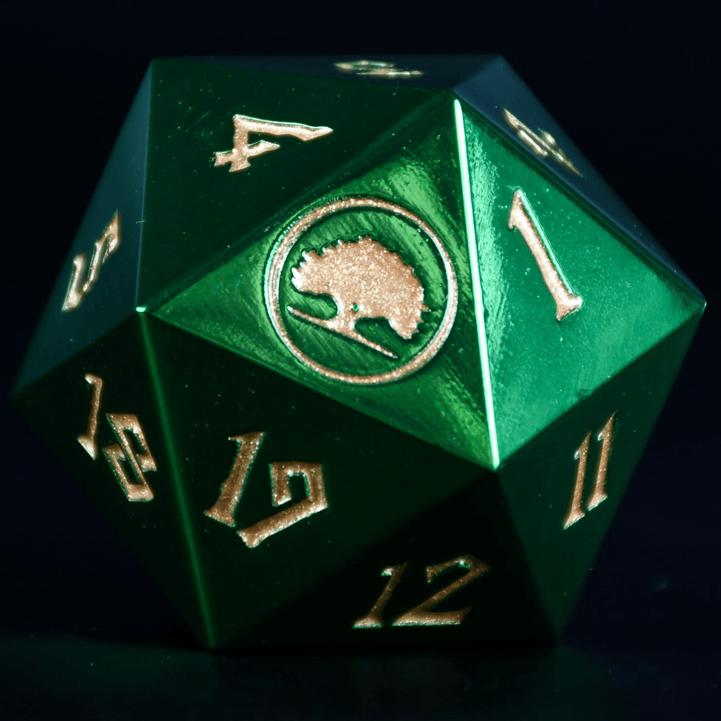 Forest Mana Spindown Metal D20 - 