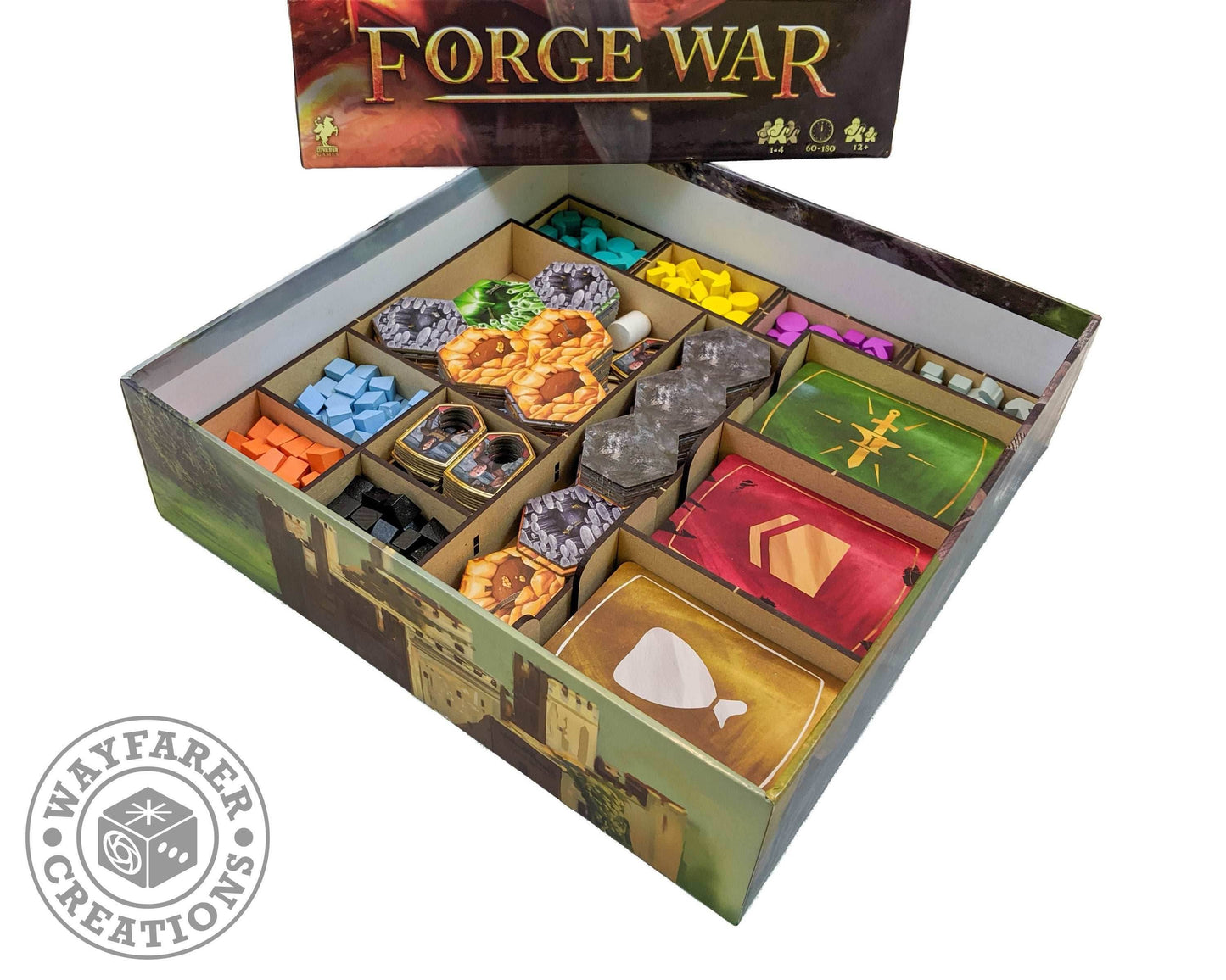 Forge War Board Game Organizer Insert - 