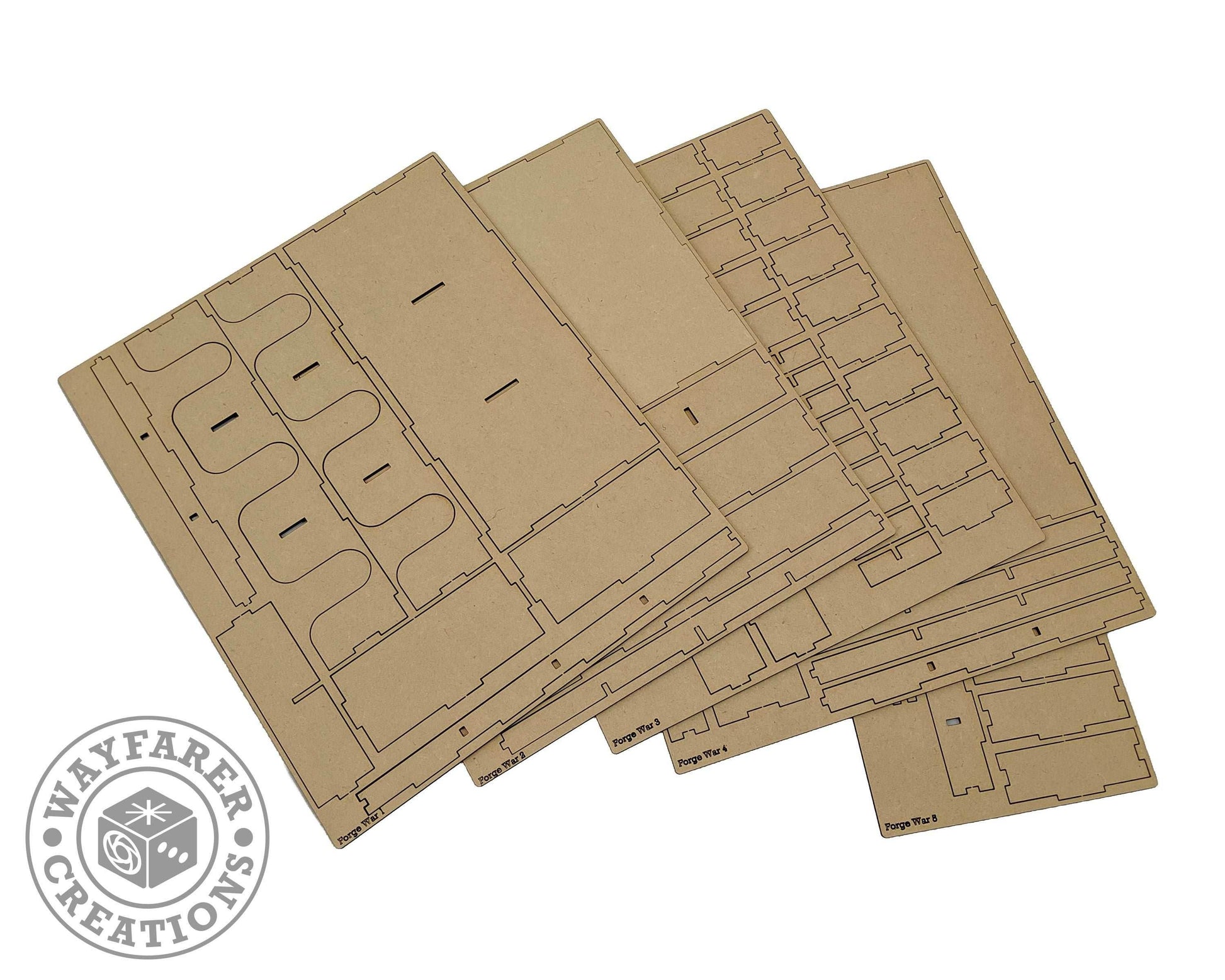 Forge War Board Game Organizer Insert - 