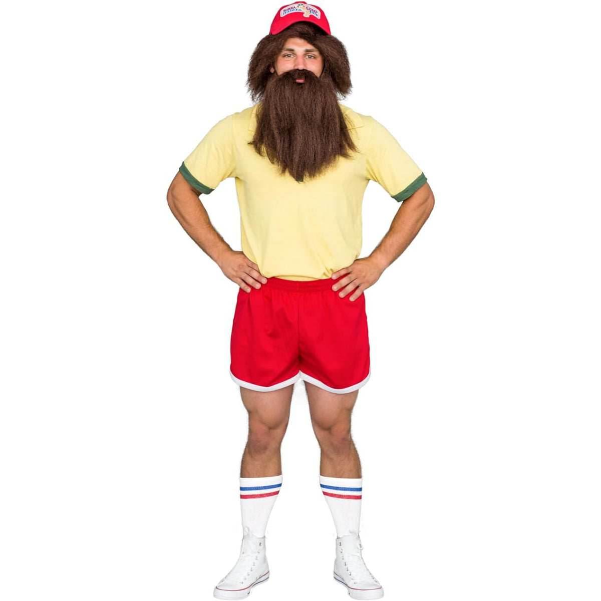 Forrest Gump Costume Bubba and The Running Man Deluxe Sets for Halloween Cosplay - S