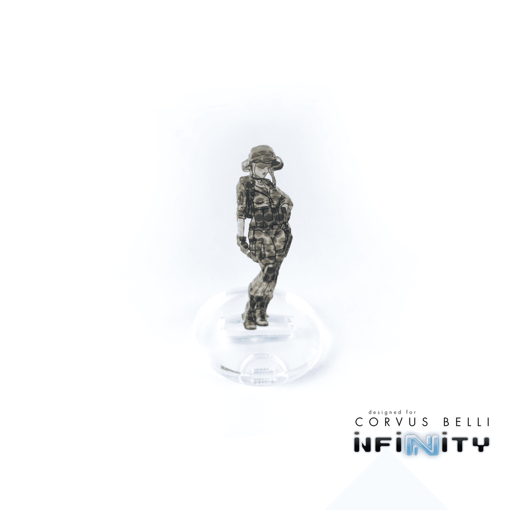 USAriadna Markers and Templates - USARF Foxtrot Ranger 3D Full Color Camo Marker