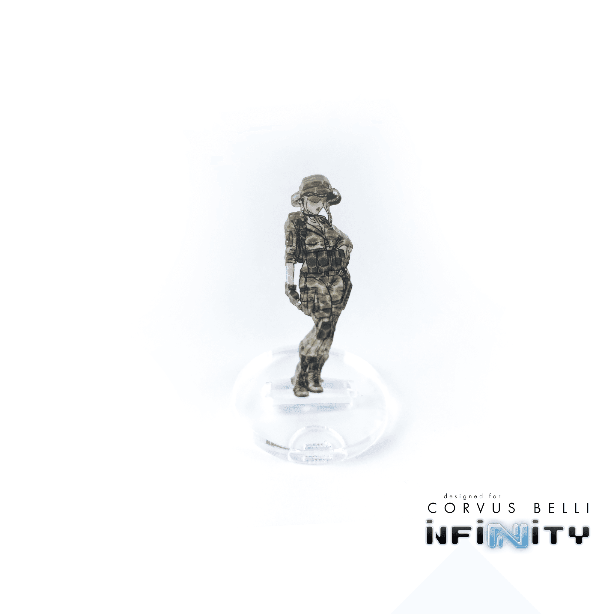 USAriadna Markers and Templates - USARF Foxtrot Ranger 3D Full Color Camo Marker
