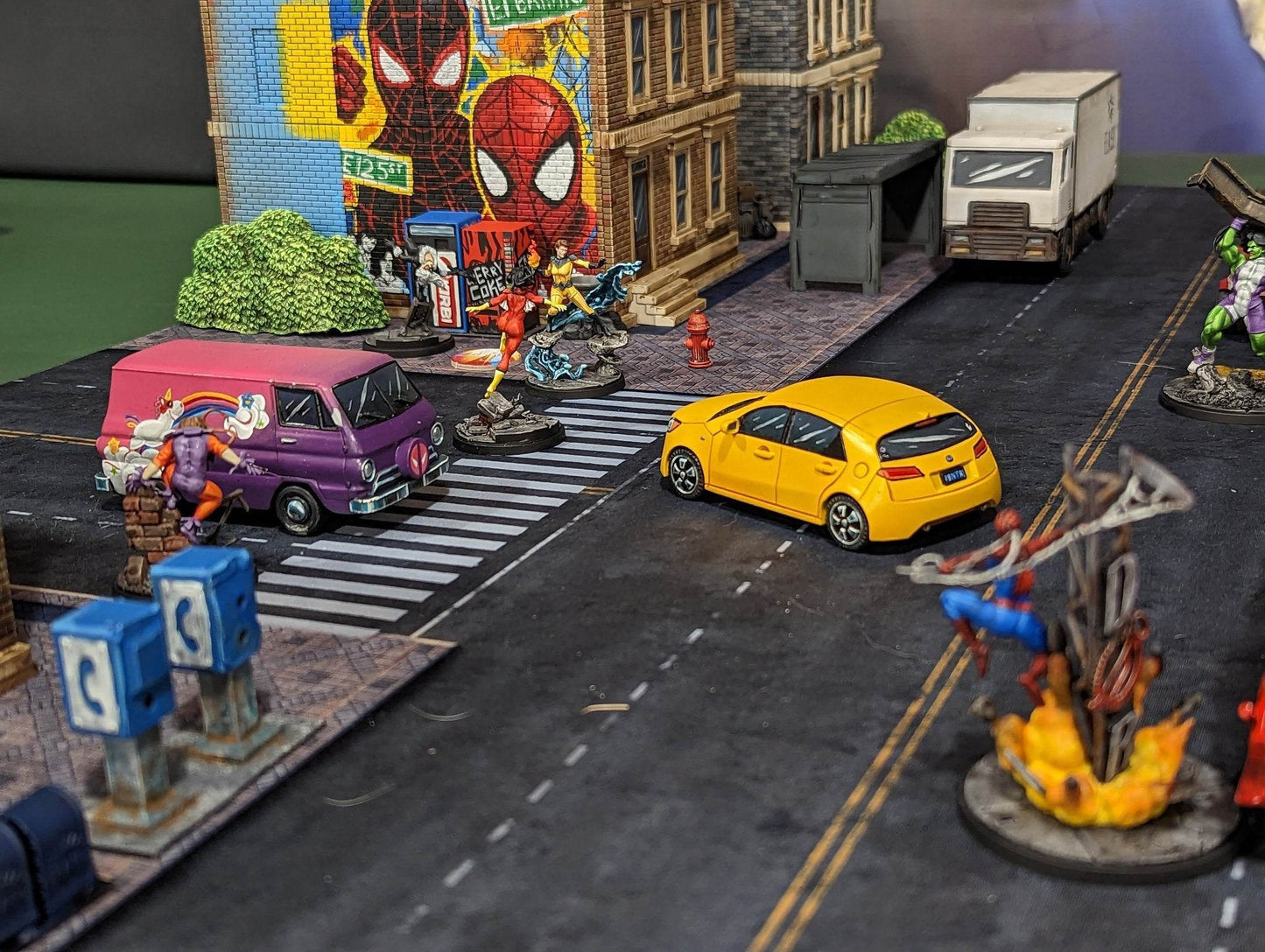 Modern City 1 - Neoprene Battle Mat - Warhammer, AoS, 40K, Kill Team, MCP, Shatterpoint, Legion, More - 36x36