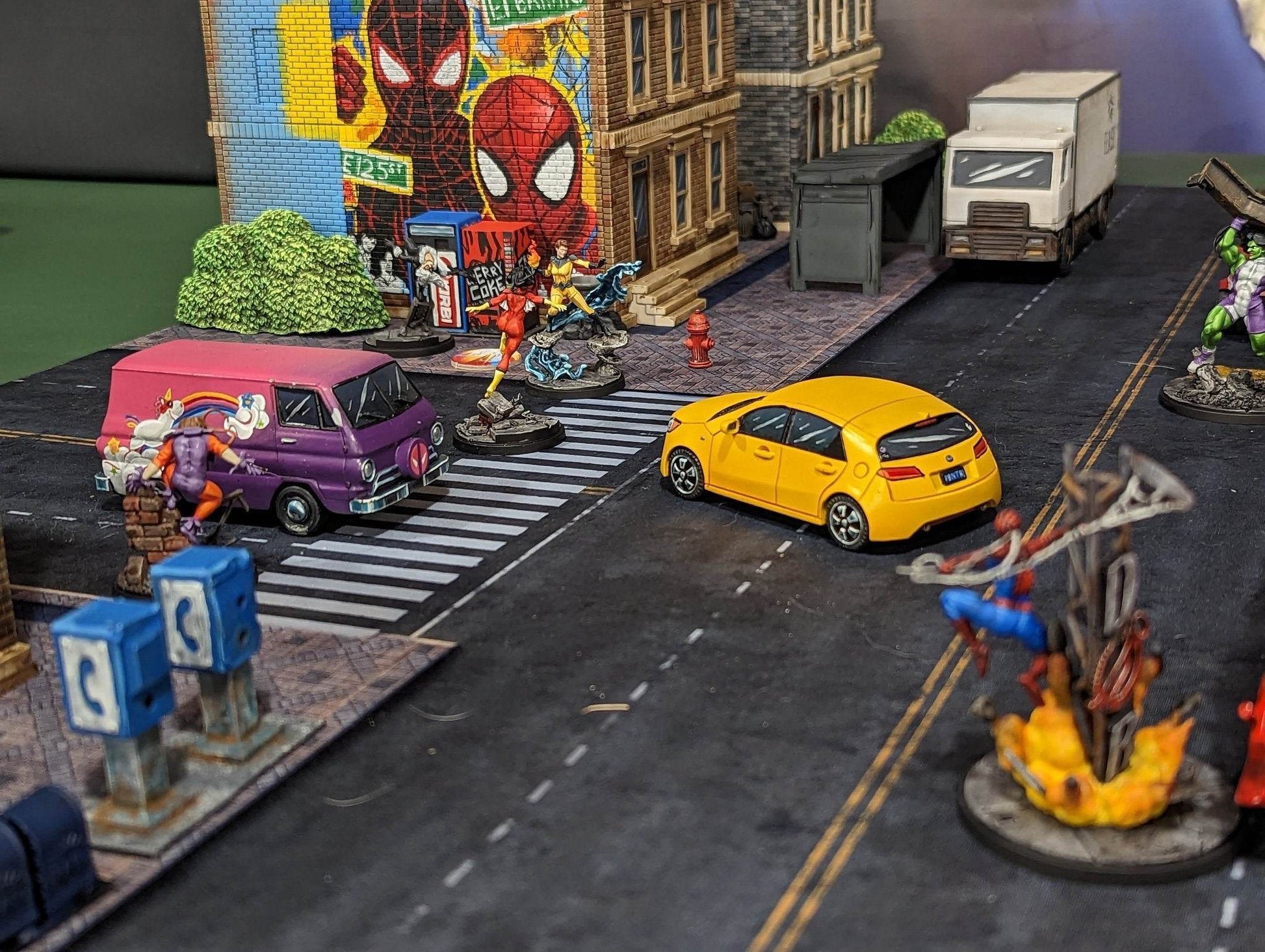 Modern City 1 - Neoprene Battle Mat - Warhammer, AoS, 40K, Kill Team, MCP, Shatterpoint, Legion, More - 36x36