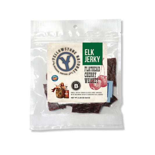 2.25 oz. Elk Flathead Cherry Whiskey Jerky