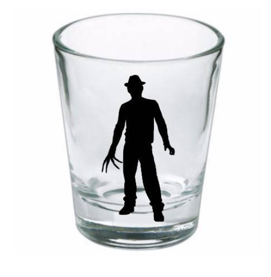 Freddy Krueger Nightmare Elm Street Shot Glass Barware Horror Halloween Metaphysical