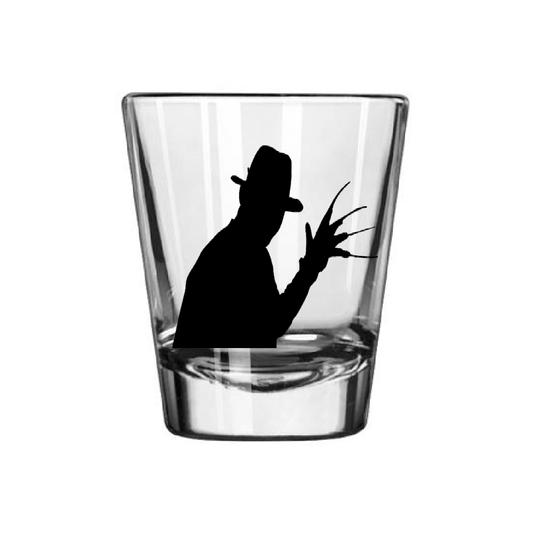 Freddy Krueger Nightmare Elm Street Shot Glass Barware Horror Halloween Metaphysical