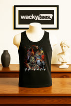 Friends Serial Killers Horror Terror Halloween 2 Graphic Tee Shirt