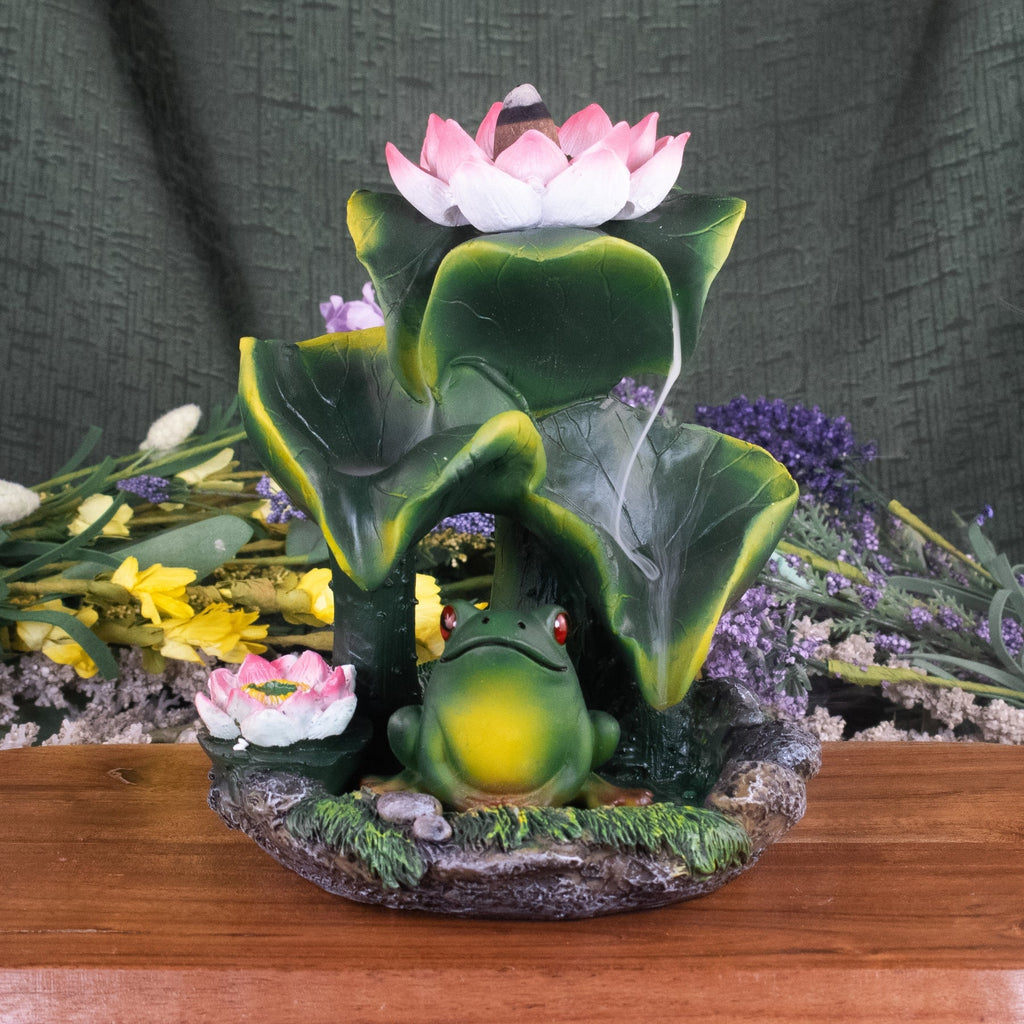Frog Back Flow Incense Burner