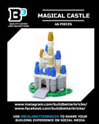 Custom Mini Magical Castle made using LEGO parts - B3 Customs - 