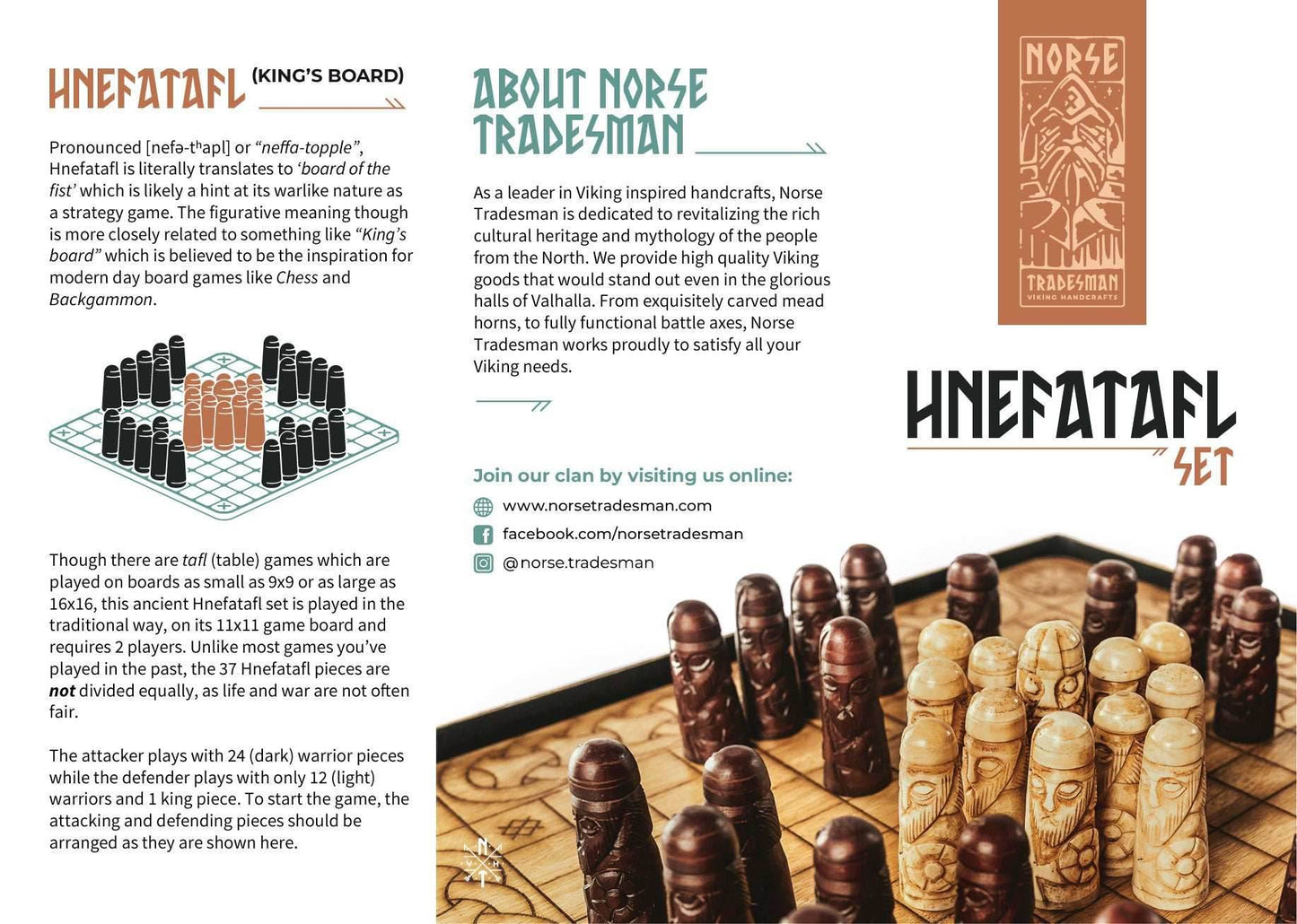 Hnefatafl Set - King's Board - 