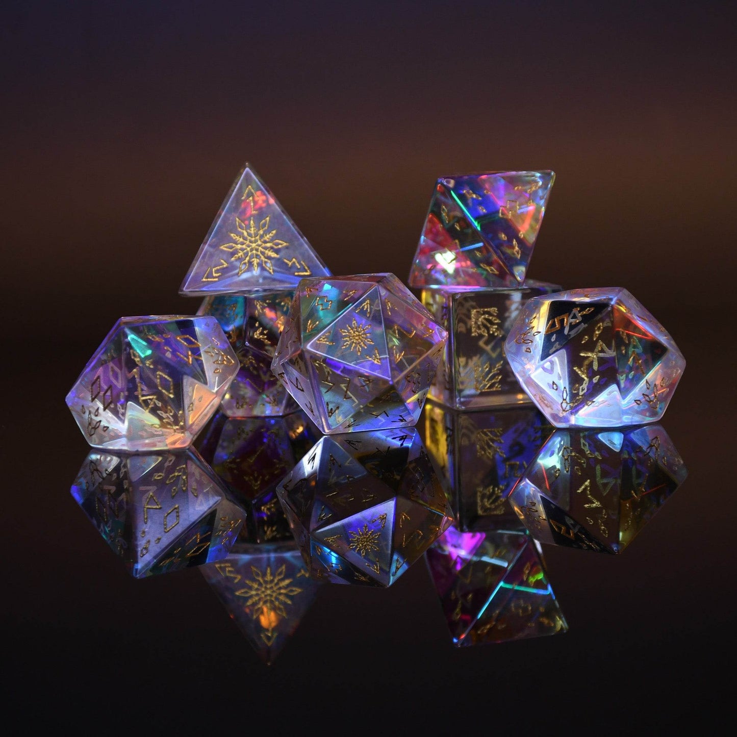 Frostbite Prism Glass Dice Set 'PRE-ORDER | SPRING EVENT DEAL' - 