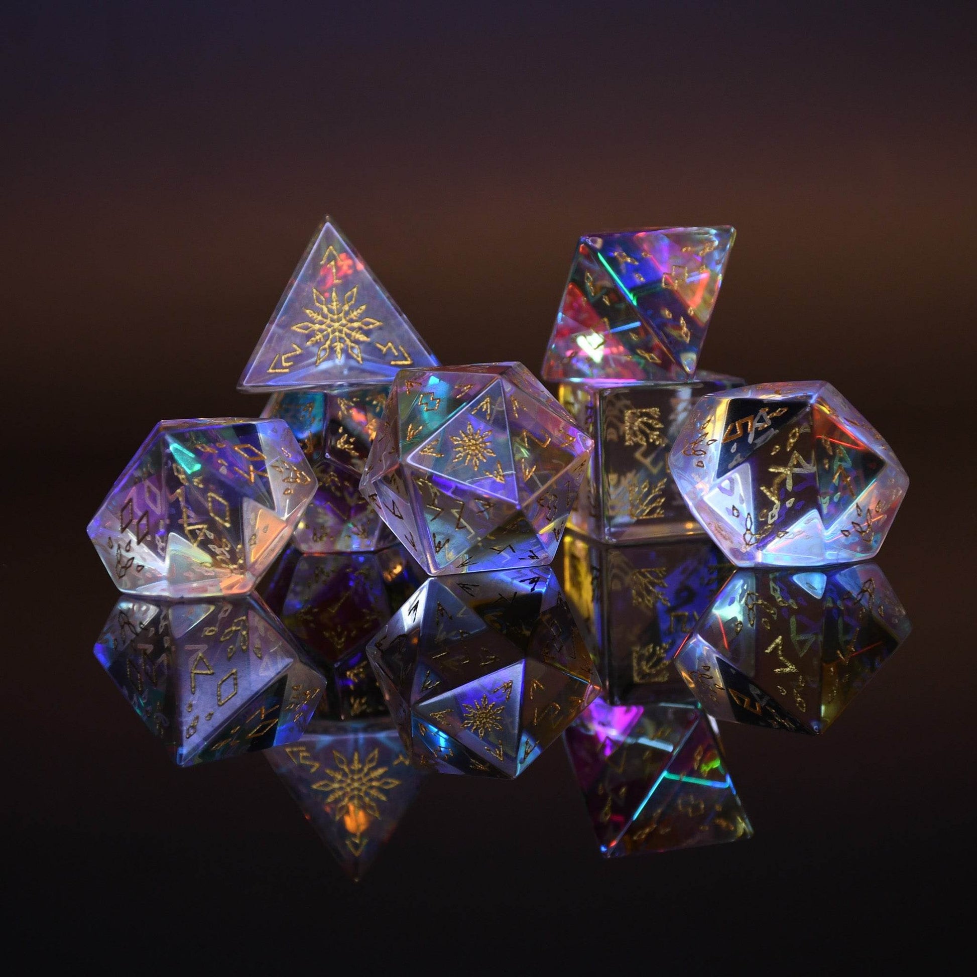 Frostbite Prism Glass Dice Set 'PRE-ORDER | SPRING EVENT DEAL' - 