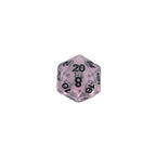 Frozen Blossom - 7 Piece DnD Dice Set | Acrylic RPG Gaming Dice - 