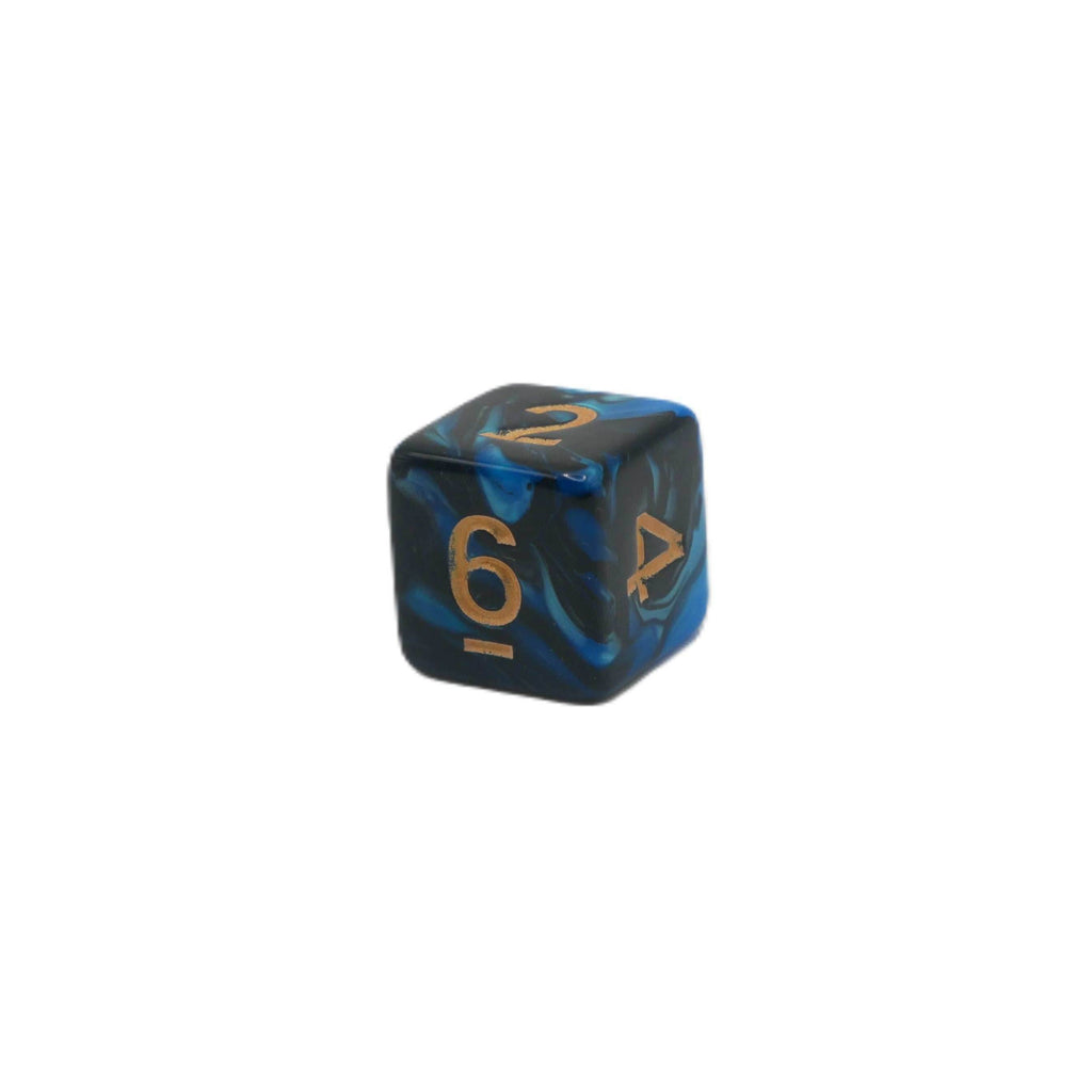 Frozen Corruption 10d6 - DnD Dice Set | Acrylic RPG Gaming Dice - 