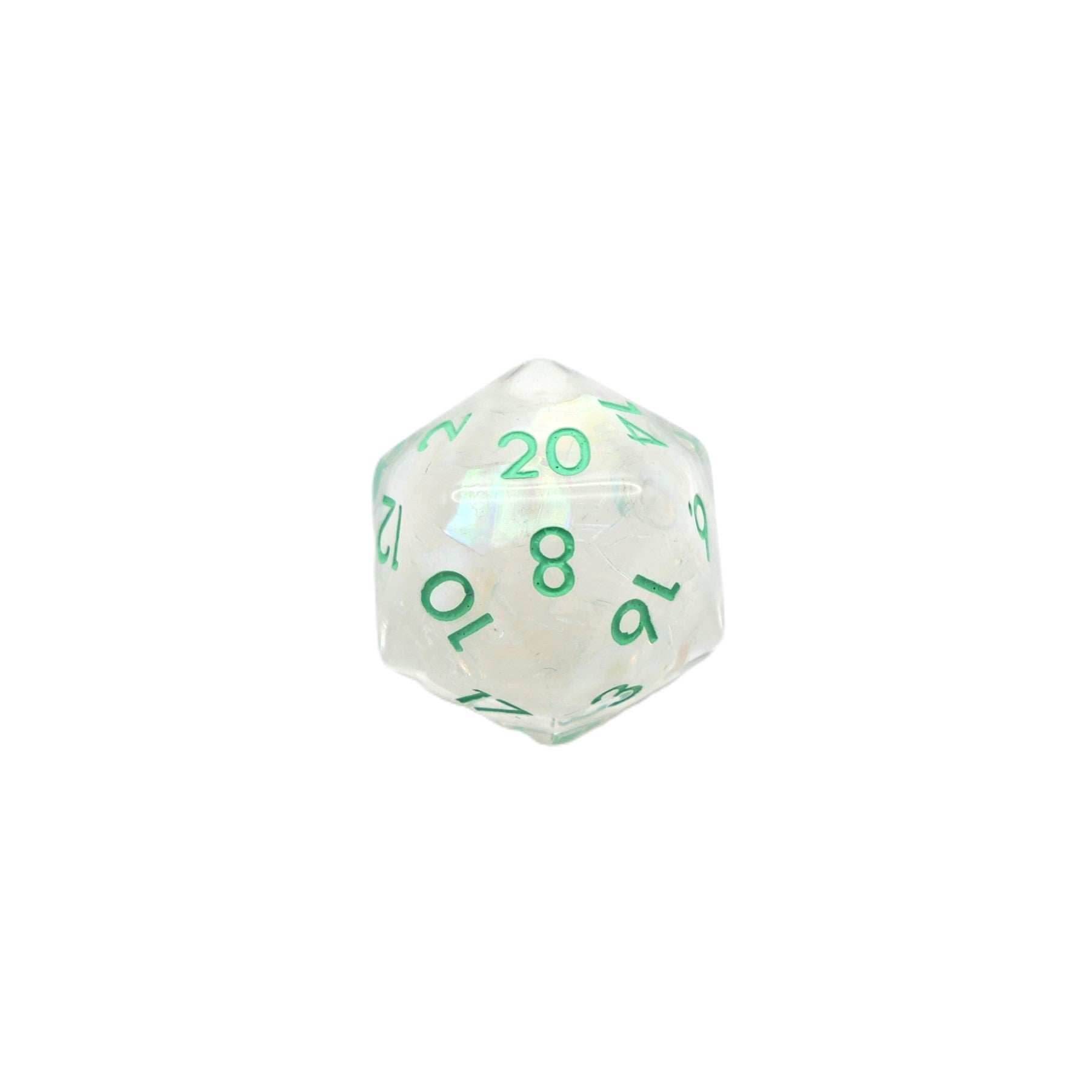 Frosted Meadow - 7 Piece DnD Dice Set | Acrylic RPG Gaming Dice - 