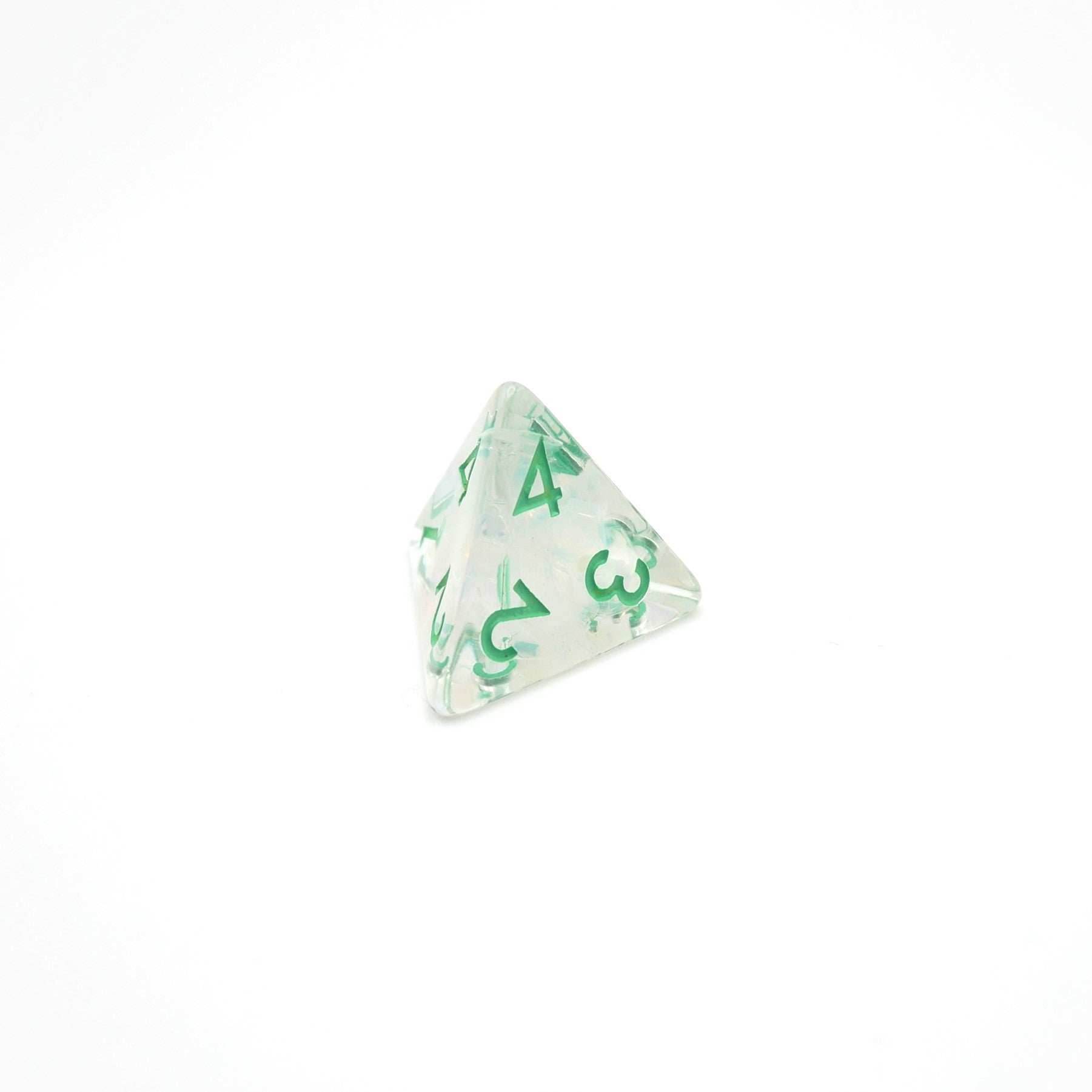 Frosted Meadow - 7 Piece DnD Dice Set | Acrylic RPG Gaming Dice - 
