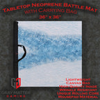 Frozen River - Neoprene Battle Mat - Warhammer, AoS, 40K, Kill Team, MCP, Shatterpoint, Legion, More