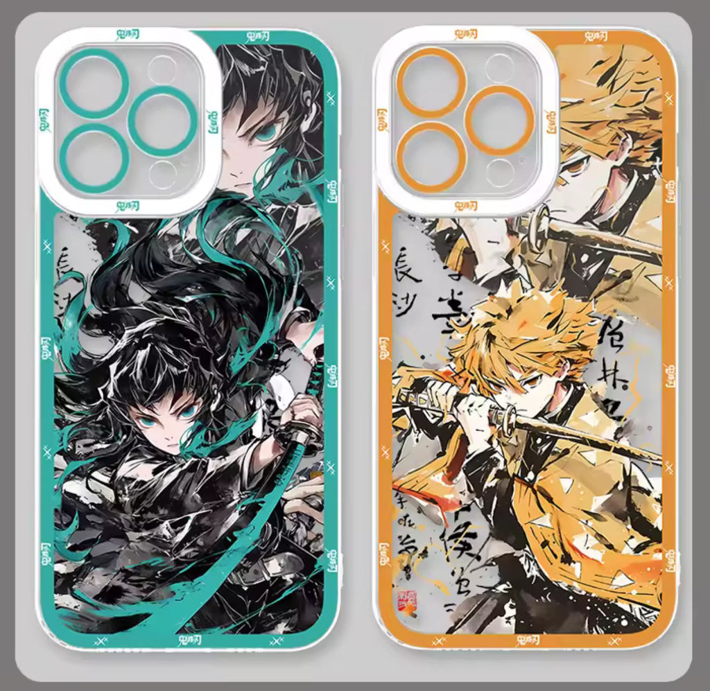 Demon Slayer Phone Case For iPhone 16 15 14 13 12 11 Pro Max X XR XS 7 8 Plus