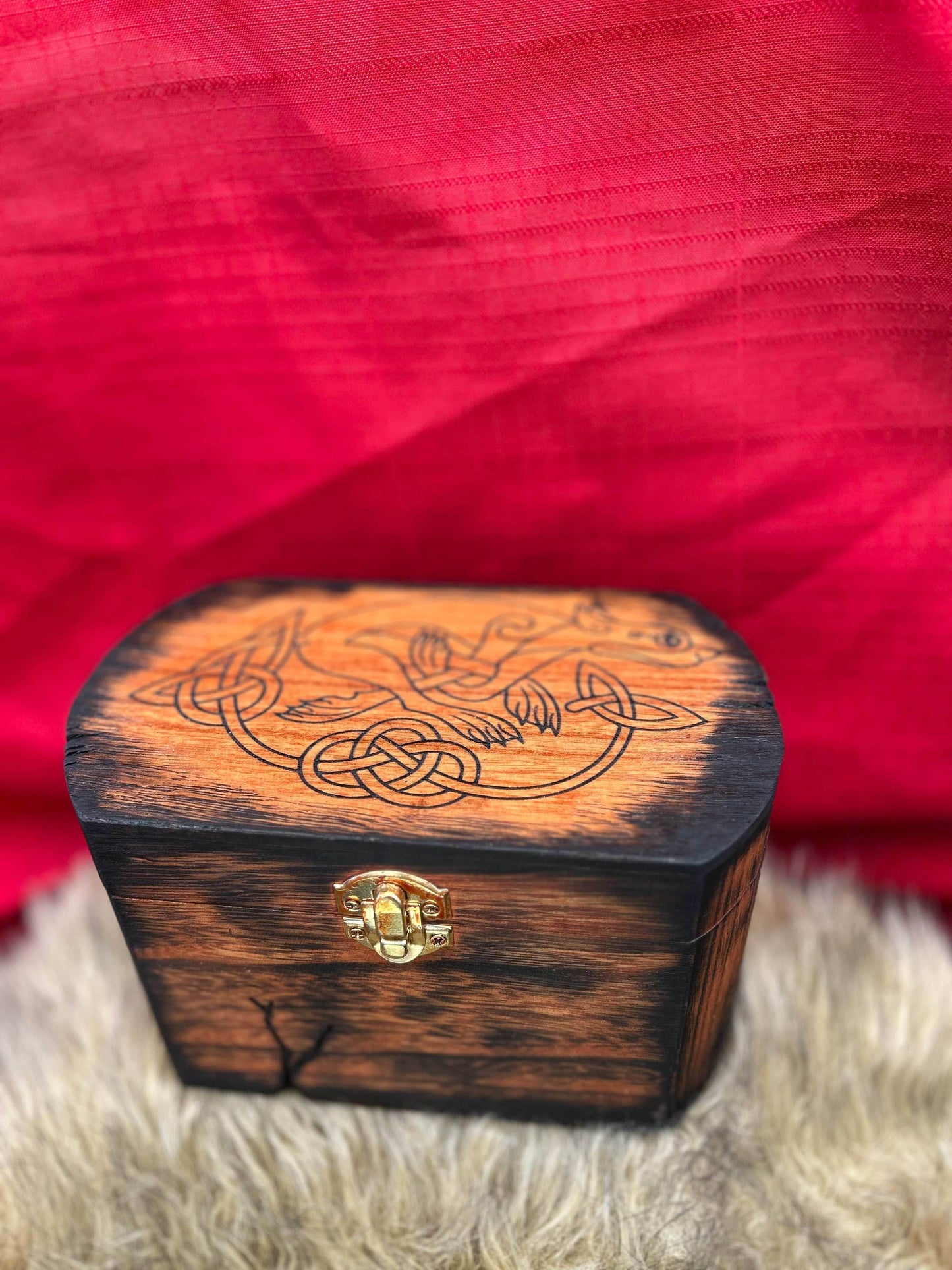 Celtic Hound Knot Box - 
