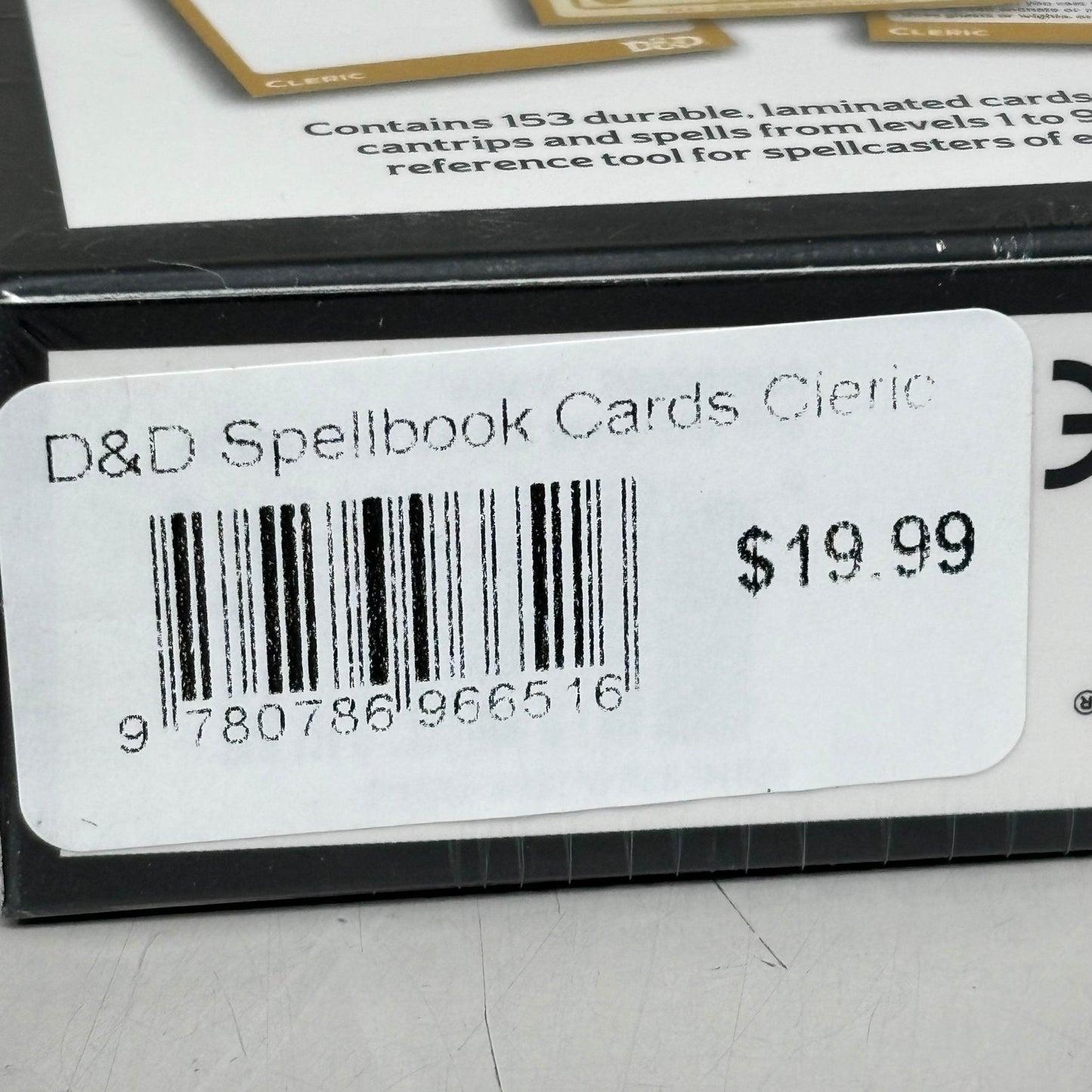 DUNGEONS & DRAGONS Spell Book Cards Cleric 153 Durable Laminated Cards C56660000 - 