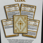 DUNGEONS & DRAGONS Spell Book Cards Cleric 153 Durable Laminated Cards C56660000 - 