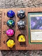 MTG Wooden Commander Station - Walnut