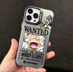 Luffyss Fourth Fifth Gear One Pieces Phone Case For iPhone 15 14 13 12 11 Pro Max X XR 8 7 Plus Candy Matte Shockproof Back Cover