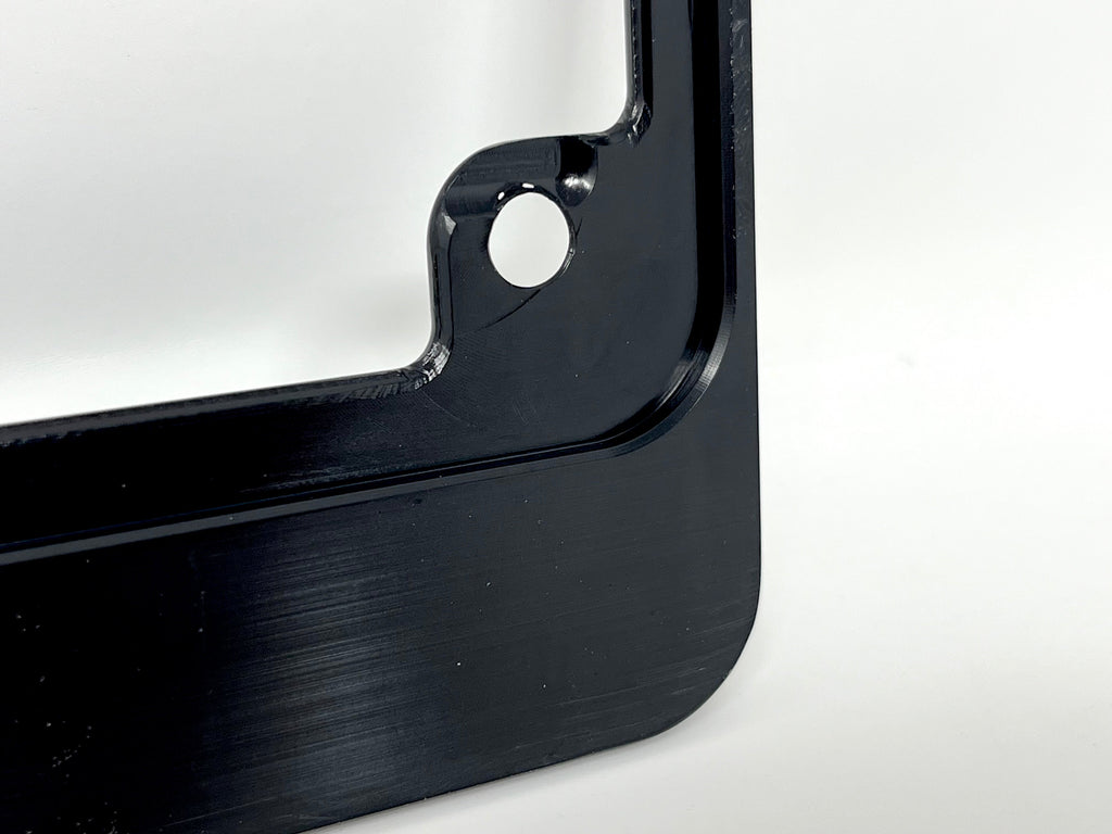 Punisher American Flag Billet Aluminum Motorcycle License Plate Frame