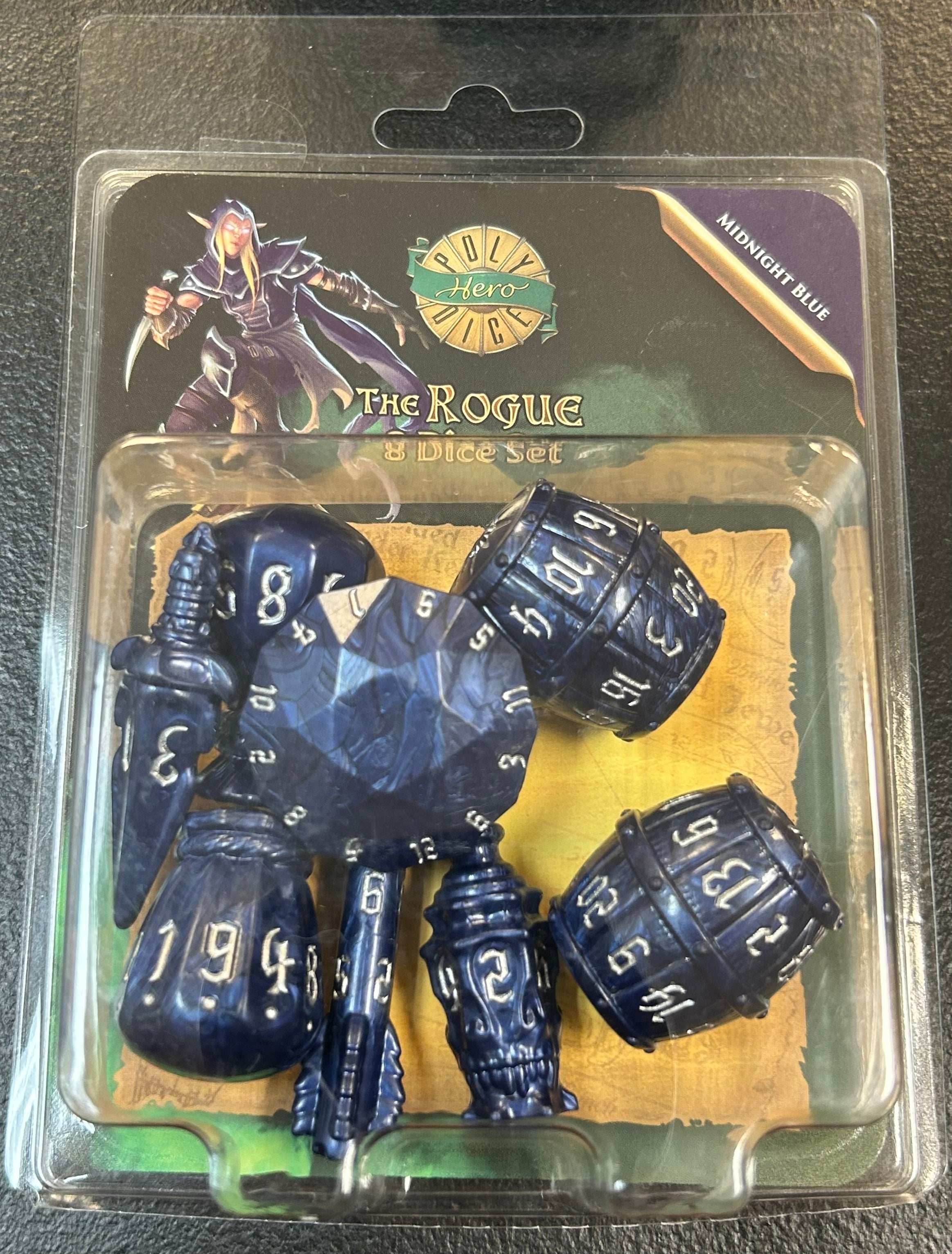 PolyHero Class 8 Dice Sets - Rogue