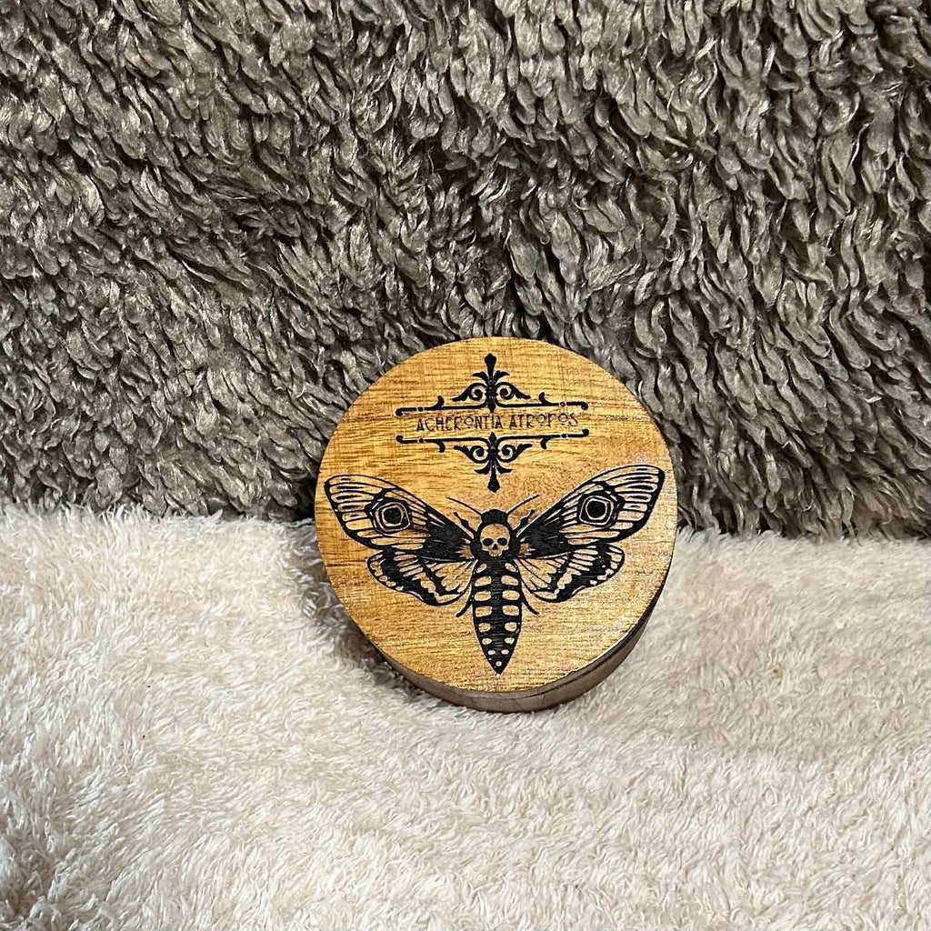 Death Head Moth Round Box - 