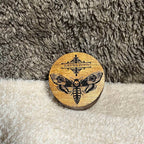 Death Head Moth Round Box - 