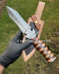 12.0” Frank Nitti Mini Damascus Sword