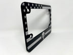 Punisher American Flag Billet Aluminum Motorcycle License Plate Frame