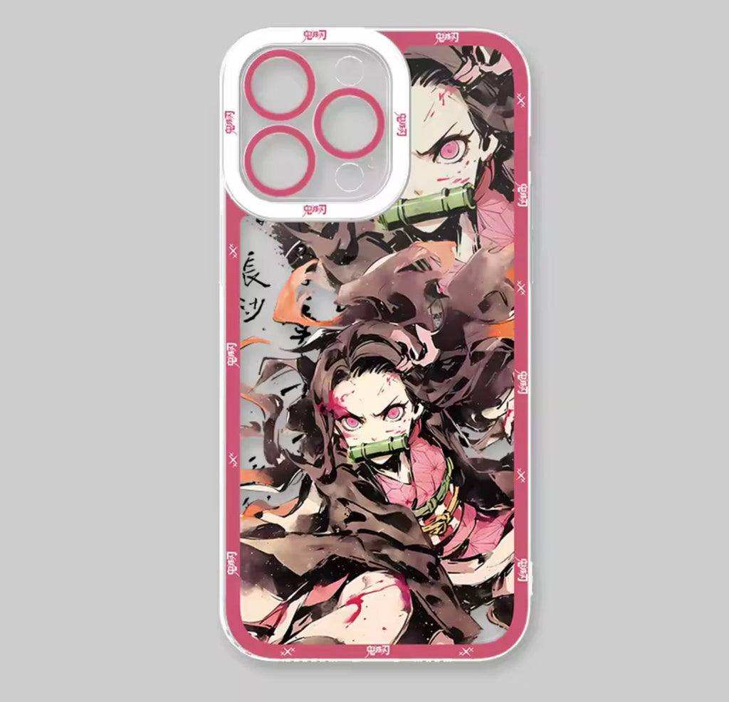 Demon Slayer Phone Case For iPhone 16 15 14 13 12 11 Pro Max X XR XS 7 8 Plus