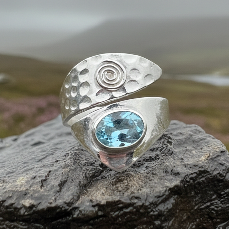 Celtic Spiral Wrap Ring